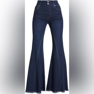 Women's Blue Flared Jeans
